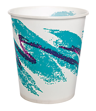 Solo® Jazz Waxed Paper Cold Cups, Tide Design, 5 Oz, Case Of 3,000