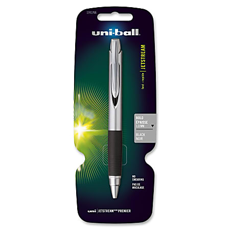 uni ball JetStream Premier Retractable Ballpoint Pen Bold Point