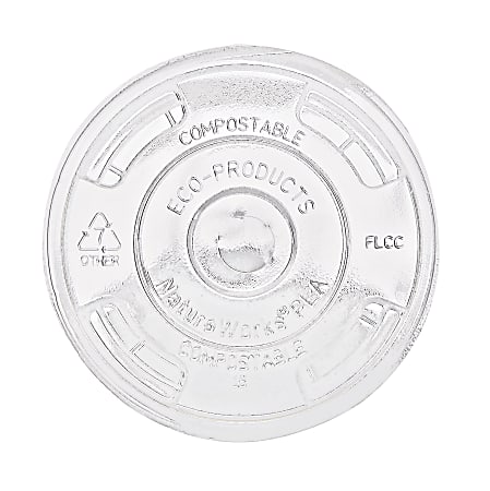 Eco-Products GreenStripe Renewable Resource Cold Cup Lids, Pack Of 1,000