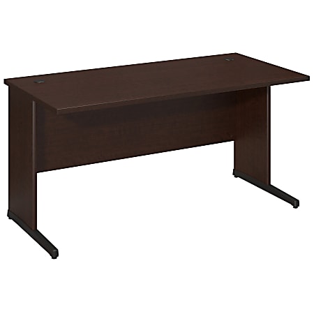 Bush Business Furniture Components Elite C Leg Desk 60"W x 30"D, Mocha Cherry, Premium Installation