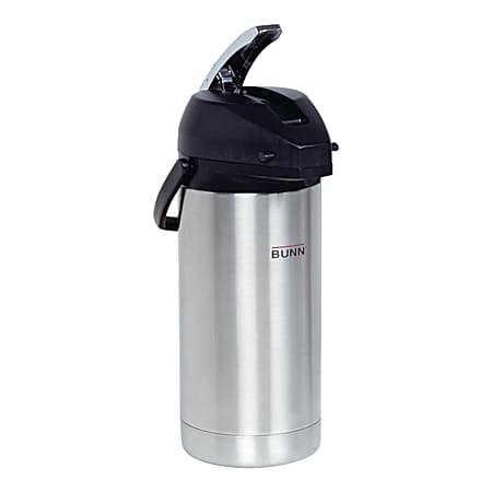 Bunn Stainless Steel Lever-Action Airpot, 3.8-Liter Capacity