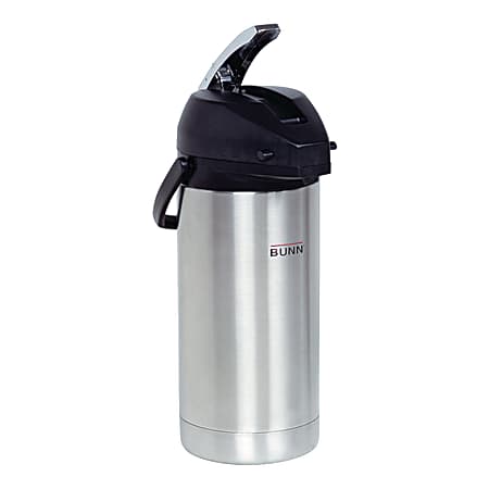 Bunn Stainless Steel Lever-Action Airpot, 3.8-Liter Capacity