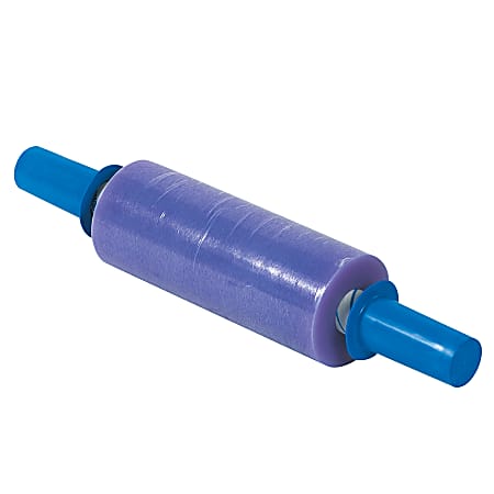 GoodWrappers® Stretch Film, Premium Puncture-Resistant Blown Film, 80 Gauge, 10" x 1000', Purple, Pack Of 4