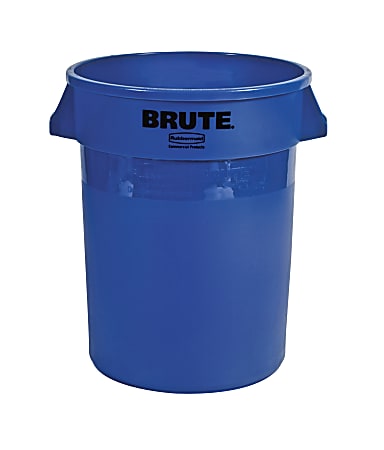 Rubbermaid® Commercial Brute Recycling Container, 31.9 Gallons, Blue