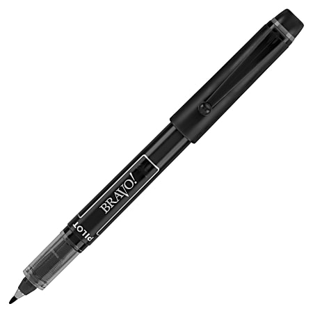 Pilot BraVo! Bravo Marker Pens - Bold Pen Point - Black - Black Barrel - 1 Each Pilot BraVo! Bravo Marker Pens - Bold Pen Point - Black - Black Barrel - 1 Each
