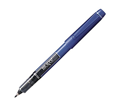 Pilot BraVo! Bravo Marker Pens - Bold Pen Point - 1 mm Pen Point Size - Blue - 1 Each