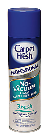 Carpet Fresh Professional Room And Carpet Freshener, Fresh Scent, 20 Oz, Case Of 12 Cans