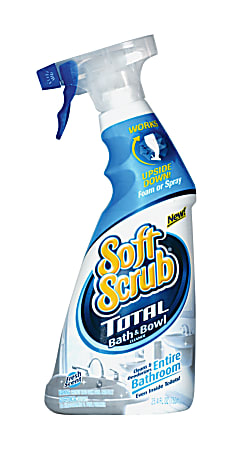 Soft Scrub Total Bath And Bowl Cleaner, Fresh Scent, 25.4 Oz, Case Of 9