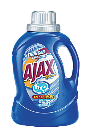 Ajax High-Efficiency Laundry Detergent, Original Scent, 50 Oz, Case Of 6
