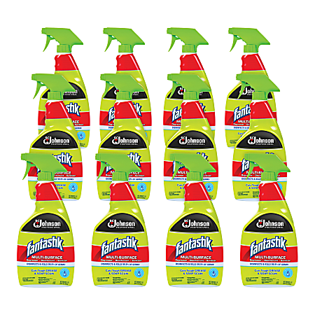 Fantastik® All-Purpose Cleaner, Pleasant Scent, 32 Oz Bottle, Case Of 12