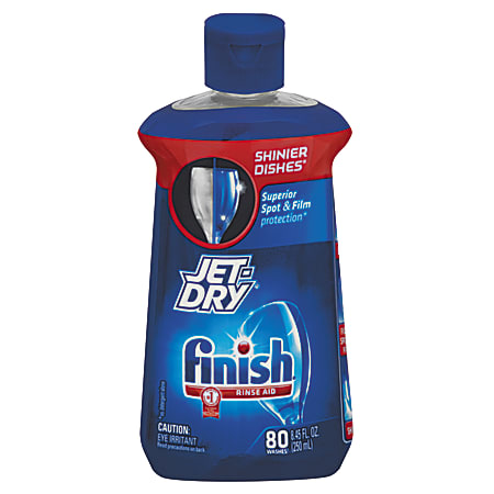 Jet Dry Dishwasher Liquid Rinse Additive With Shine Boost Original Scent  8.45 Oz Bottle Case Of 8 - Office Depot