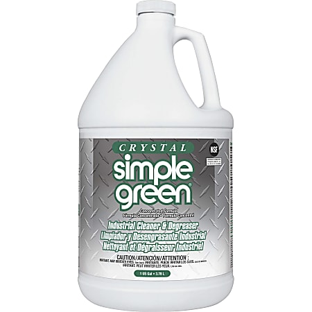 Simple Green® Crystal All-Purpose Industrial Cleaner/Degreaser, 128 Oz Bottle, Case Of 6