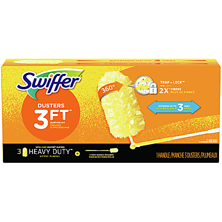 Swiffer® Extension-Handle Duster Kits, 3' Handle, Case Of 6