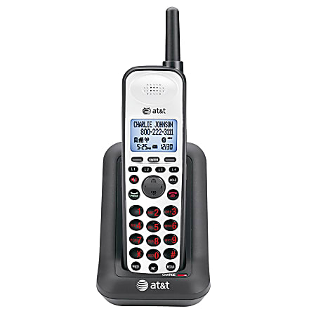 AT&T SB67108 4-Line DECT 6.0 Digital Cordless Handset, Silver/Black