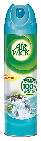 Air Wick® Aerosols Air Freshener, Fresh Waters, 8 Oz, Case Of 12