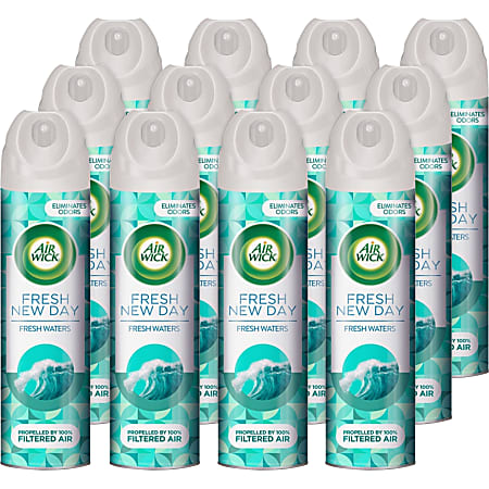 Air Wick Aerosols Air Freshener Fresh Waters 8 Oz Case Of 12 - Office Depot