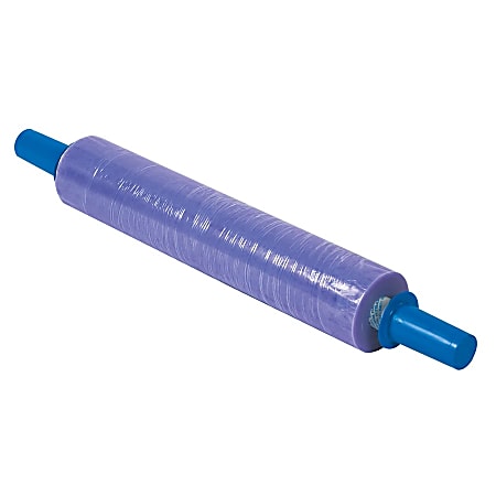 GoodWrappers® Stretch Film, Premium Puncture-Resistant Blown Film, 80 Gauge, 20" x 1000', Purple, Pack Of 4