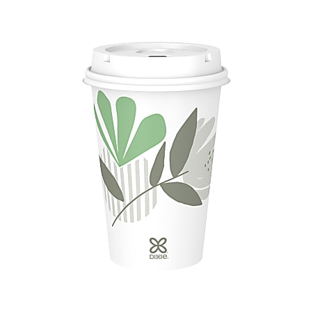 Pathways Paper Hot Cups, 16oz, 1000/Carton