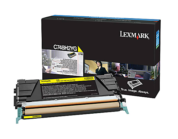 Lexmark™ X748H2YG High-Yield Yellow Toner Cartridge