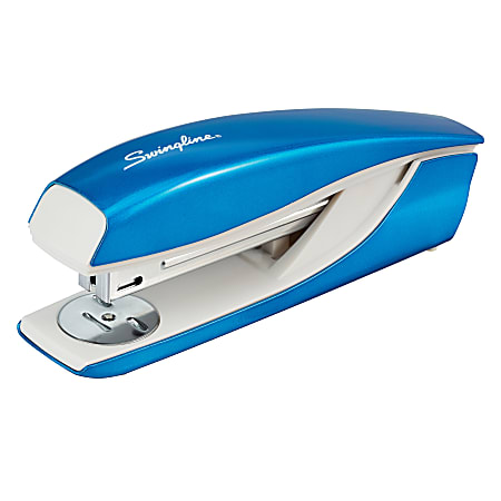 Swingline NeXXt Series WOW Desktop Stapler - 40 Sheets Capacity - Blue, White