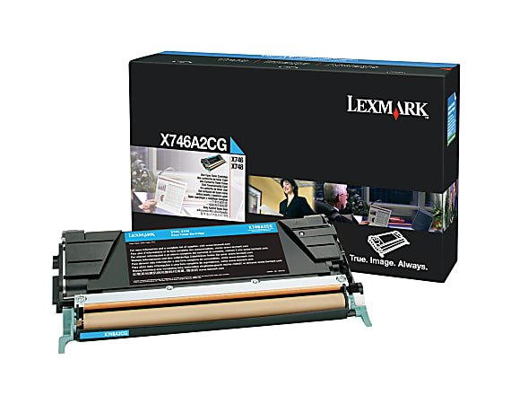 Lexmark Standard Yield Laser Toner Cartridge - Cyan