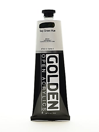 Golden OPEN Acrylic Paint, 5 Oz Tube, Sap Green Hue
