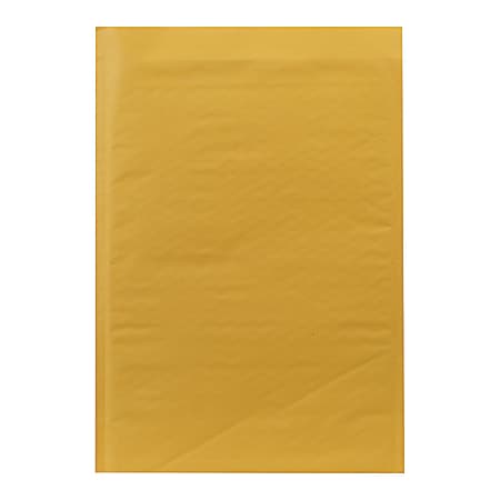 Sealed Air Self-Seal Bubble Mailers, Size #5, 10 1/2" x 15", Satin Gold, Pack Of 80