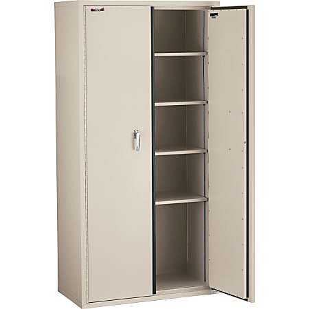 FireKing Fire-Resistant Storage Cabinet, 4 Adjustable Shelves,