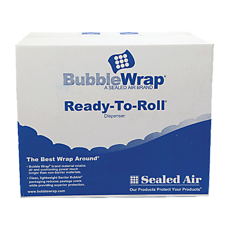 Sealed Air Bubble Wrap Rolls, 12" x 175', Pack Of 2