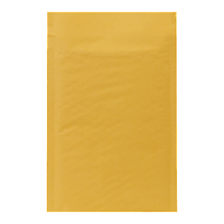 Sealed Air Self-Seal Bubble Mailers, Size #0, 6" x 9", Satin Gold, Pack Of 200
