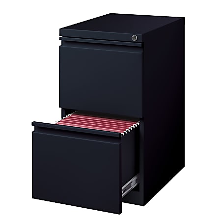 PILKINGTON 2段式カート 黒 WorkPro 20 D Vertical 2 Drawer Letter Size Mobile Pedestal File
