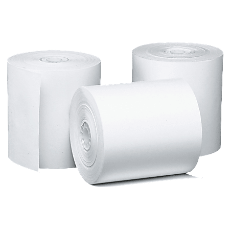 Office Depot® Brand Thermal Paper Rolls, 3-1/8" x 230', White, Carton Of 50