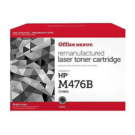 Office Depot® Brand Remanufactured Black Toner Cartridge Replacement for HP 312A, OD312AB