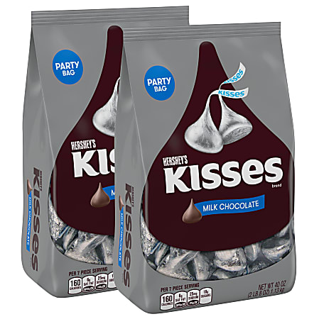 Hershey's® Milk Chocolate Kisses, 40 Oz, Pack Of 2