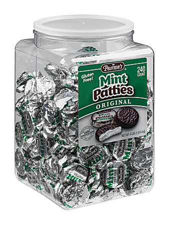 Pearson's® Mint Patties, 240 Mints Per Tub, Pack Of 2 Tubs