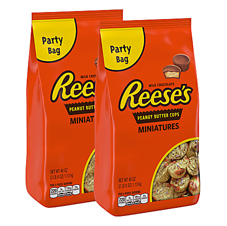 Reese's® Peanut Butter Cup Miniatures, 40 Oz, Pack Of 2