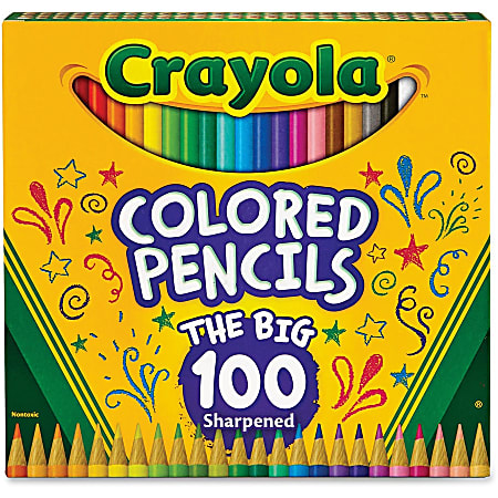 100 Colored Pencils Color Order! Sort All the 100 Crayola Colored