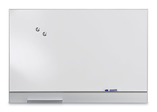 Iceberg Magnetic Dry Erase Board, Coated Steel, 48 x 32, Aluminum Frame