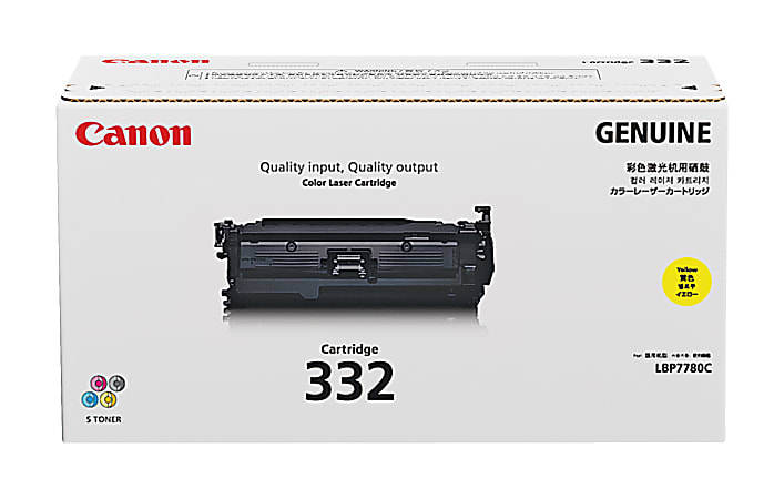 Canon® 332 Yellow Ink Cartridge, 6260B012AA