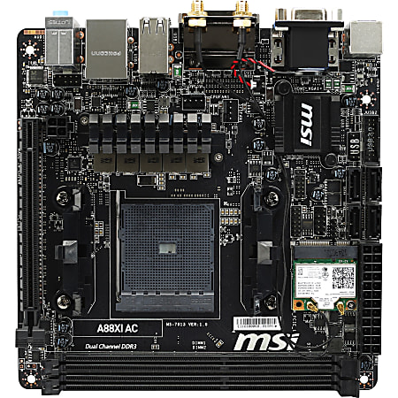 MSI A88XI AC Desktop Motherboard - AMD Chipset - Socket FM2+