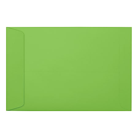 LUX #6 1/2 Open-End Envelopes, Peel & Press Closure, Limelight, Pack Of 50