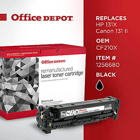 Remanufactured Black High-Yield Toner, Replacement for 131X (CF210X), 2,300 Page-Yield Remanufactured Black High-Yield Toner, Replacement for 131X (CF210X), 2,300 Page-Yield