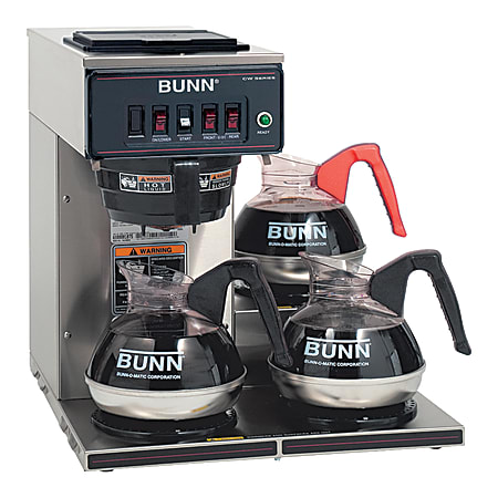 Bunn® CWT15 12-Cup Automatic Coffeemaker, Stainless Steel