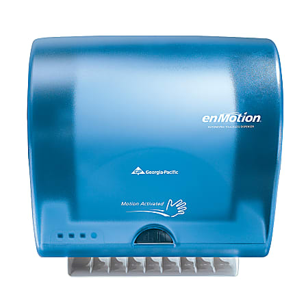 Georgia-Pacific enMotion Impulse 8 Automated Towel Dispenser, Splash Blue