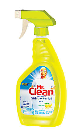 Mr. Clean® Multi-Surface Cleaner Spray Bottles, Lemon Scent, 32 Oz, Case Of 6