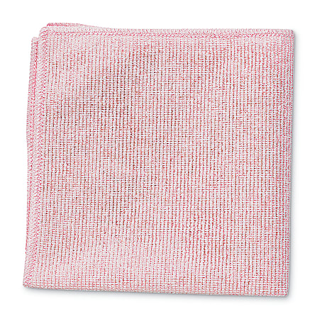Rubbermaid® Microfiber Cleaning Cloths, 16" x 16", Pink, Pack Of 24
