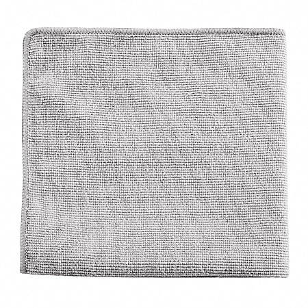 Rubbermaid® Executive Series Microfiber Commercial Cleaning Cloths, 12" x 12", Gray, Bag Of 24