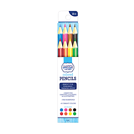 Artskills Premium Color Pencils 2.5 mm Assorted Colors Pack Of 8