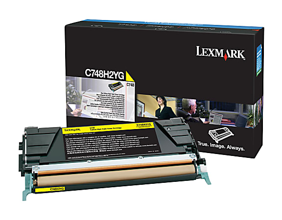 Lexmark C748 Yellow Hy Toner Ctg, C748H2Yg