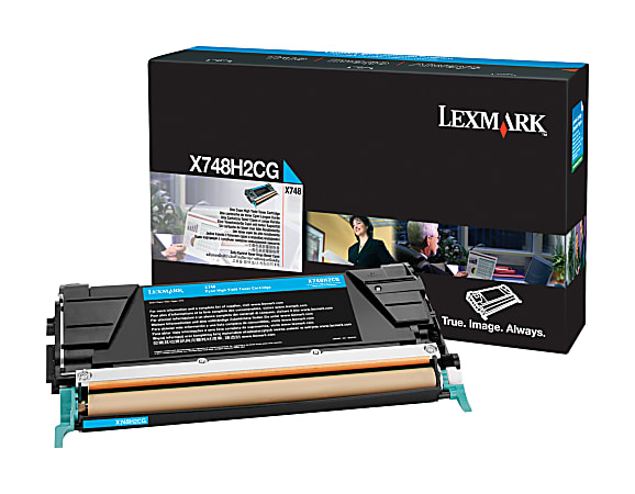 Lexmark™ X748H2CG High-Yield Cyan Toner Cartridge